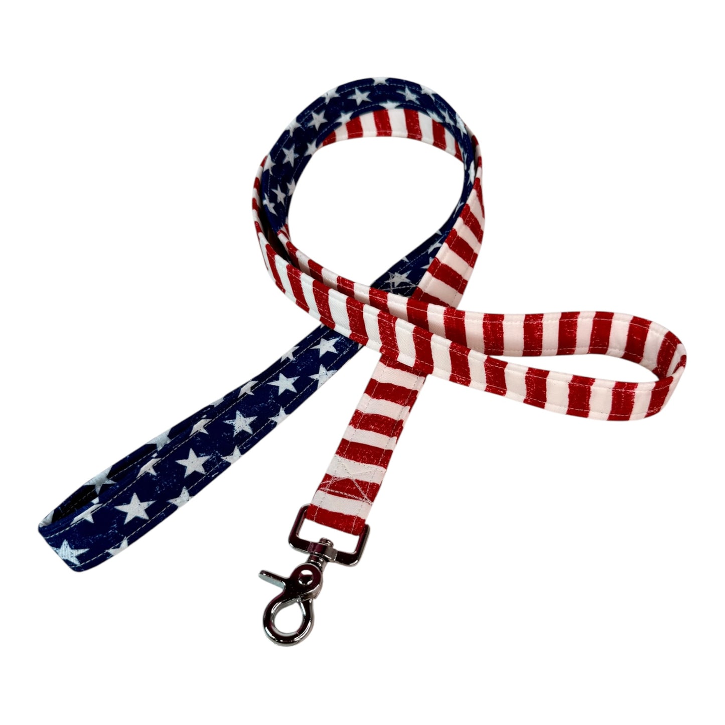 Stars and Stripes martingale dog collar - No buckle, gentle choke training collar