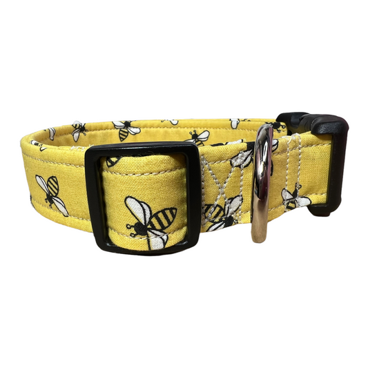Bee Dog Collar, dog collar boy, yellow honey bee dog collar, Side release adjustable, dog collar girl, collars for dogs