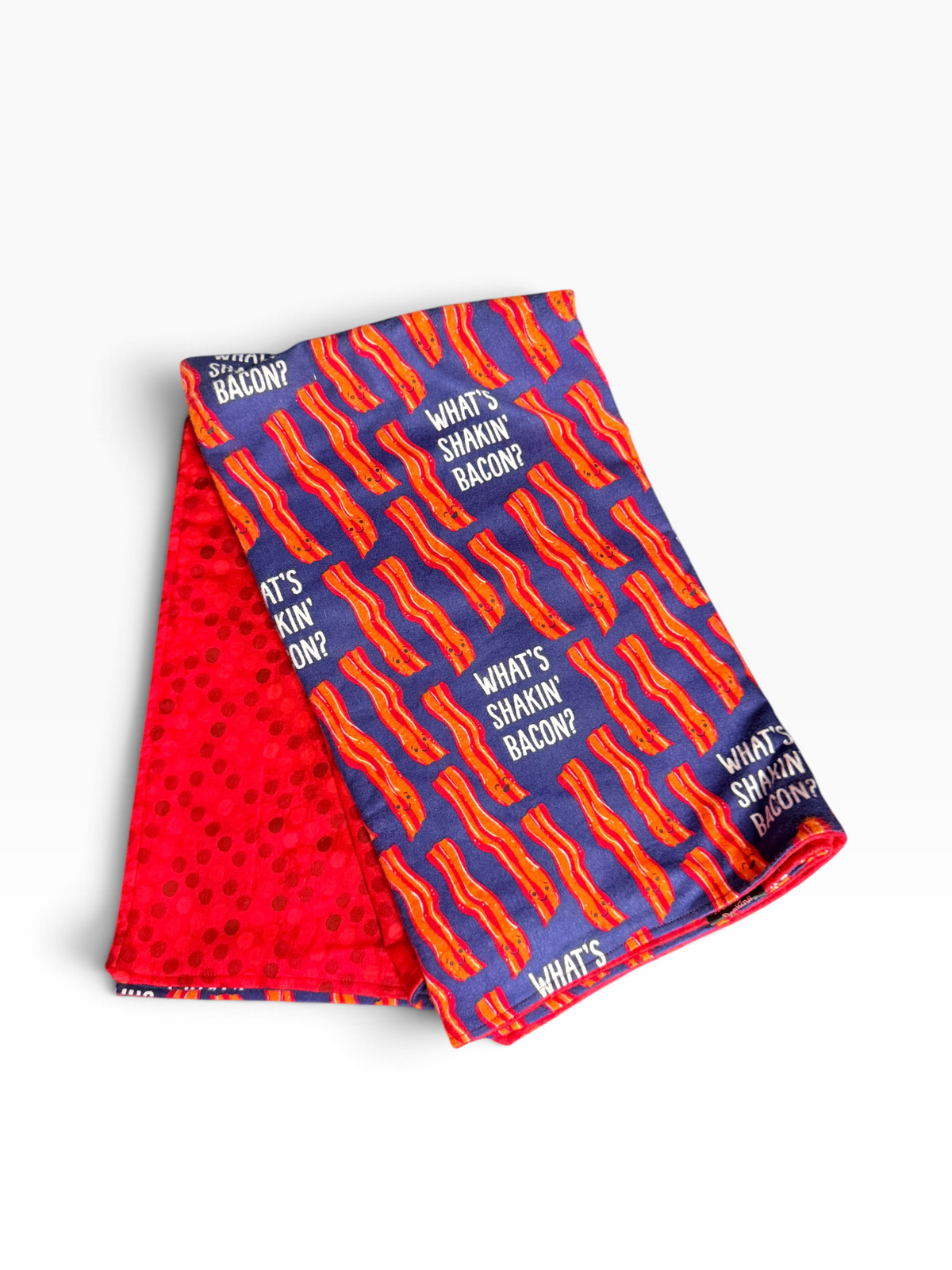 What’s shakin bacon flannel pet blanket