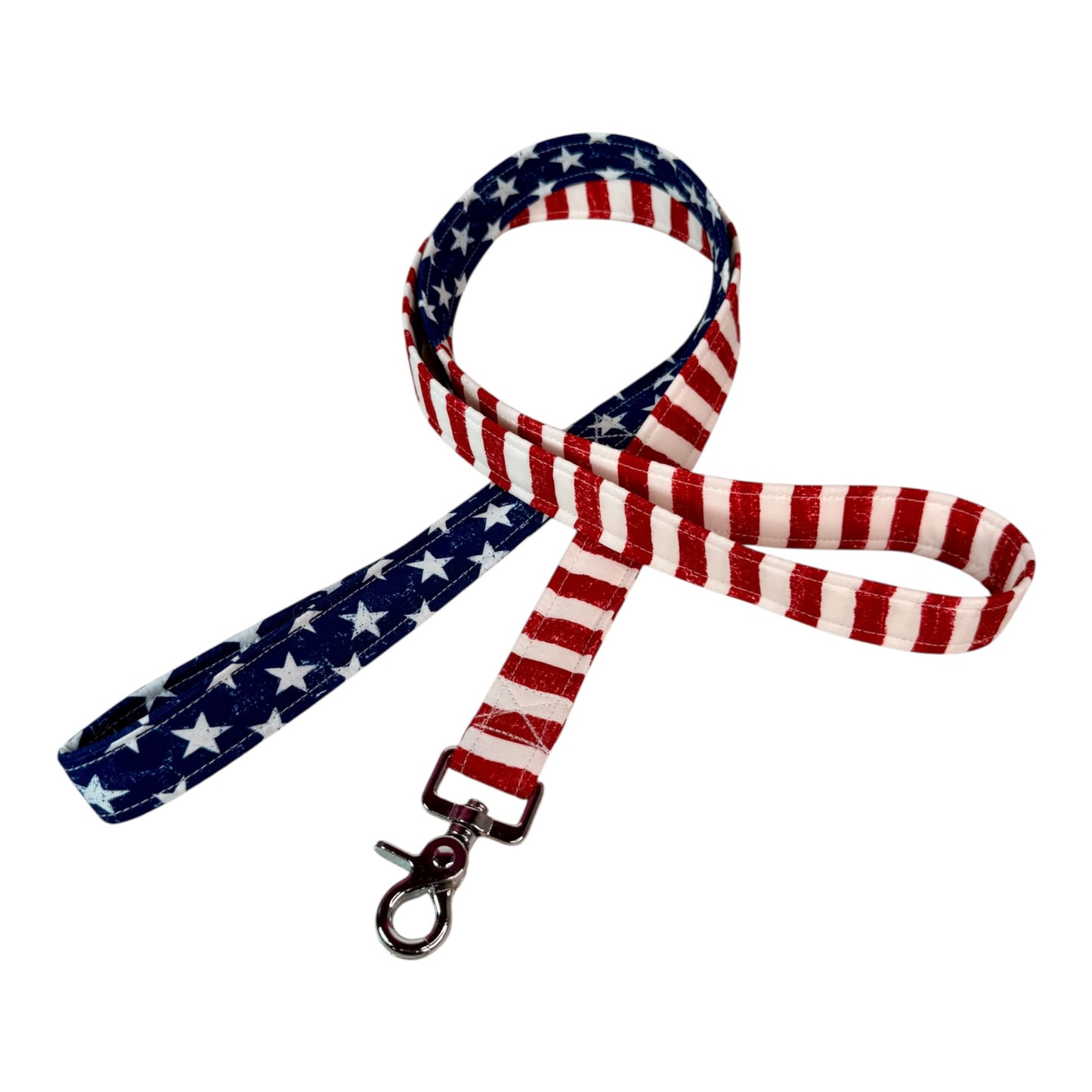 Stars and Stripes martingale dog collar - No buckle, gentle choke training collar