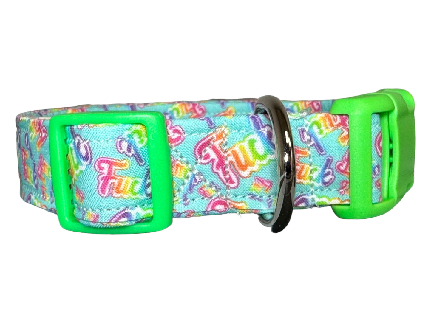 90’s Fuck dog collar - handmade side release dog collar