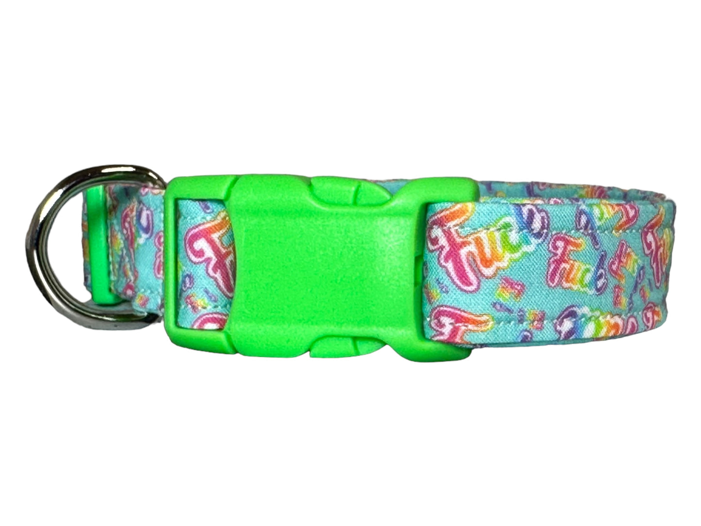 90’s Fuck dog collar - handmade side release dog collar