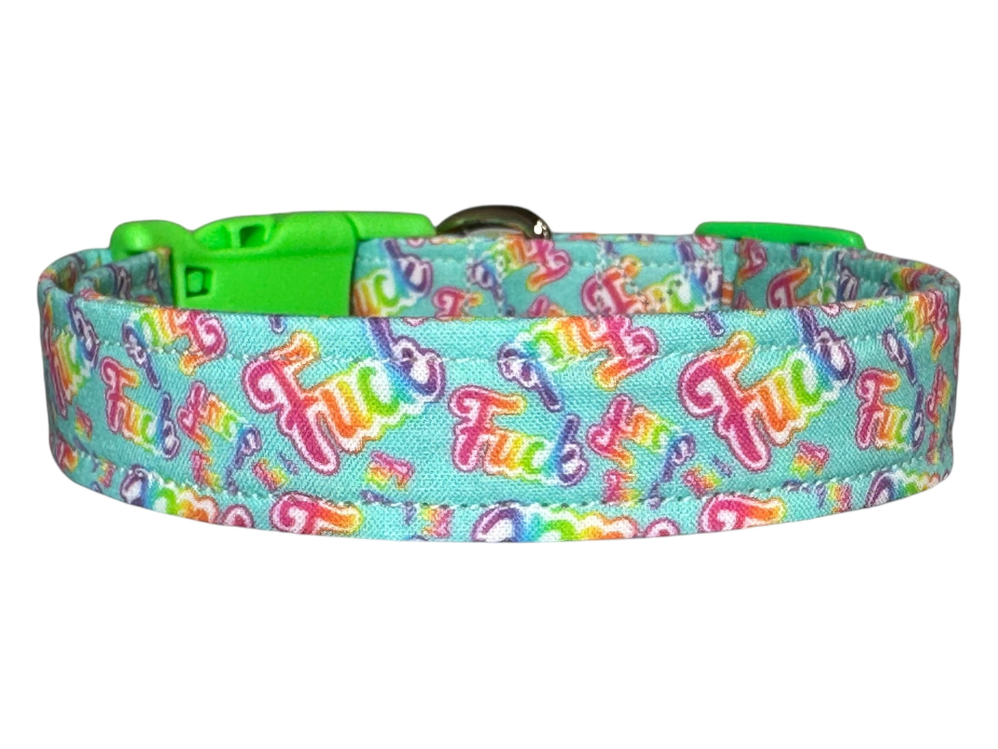 90’s Fuck dog collar - handmade side release dog collar