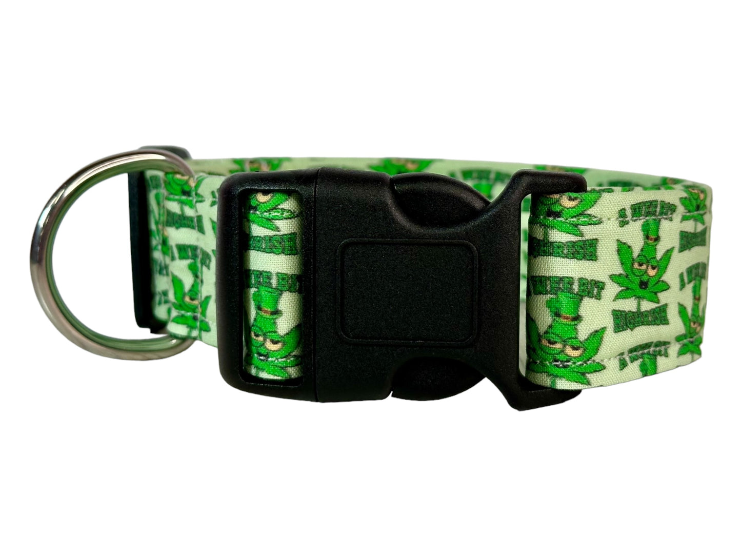A wee bit Highrish dog collar - handmade side release dog collar
