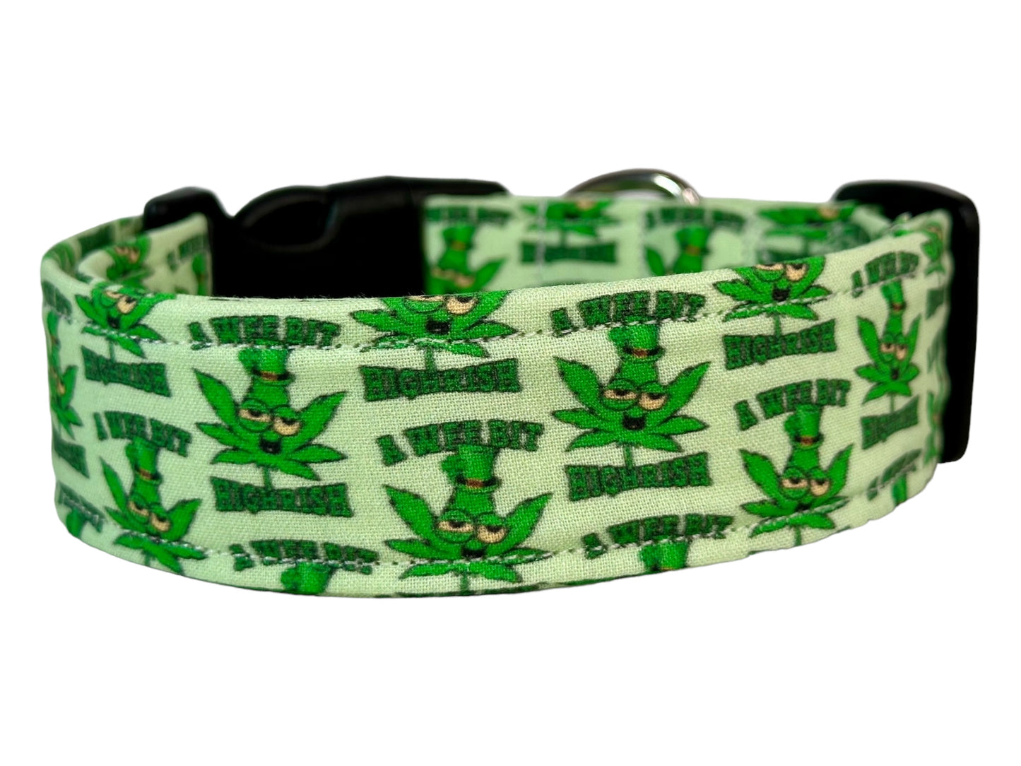 A wee bit Highrish dog collar - handmade side release dog collar