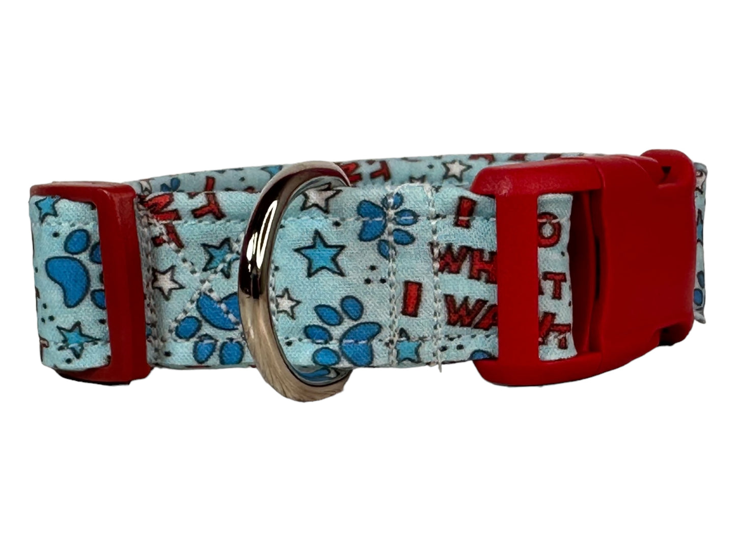 I do what I want dog collar - handmade side release dog collar