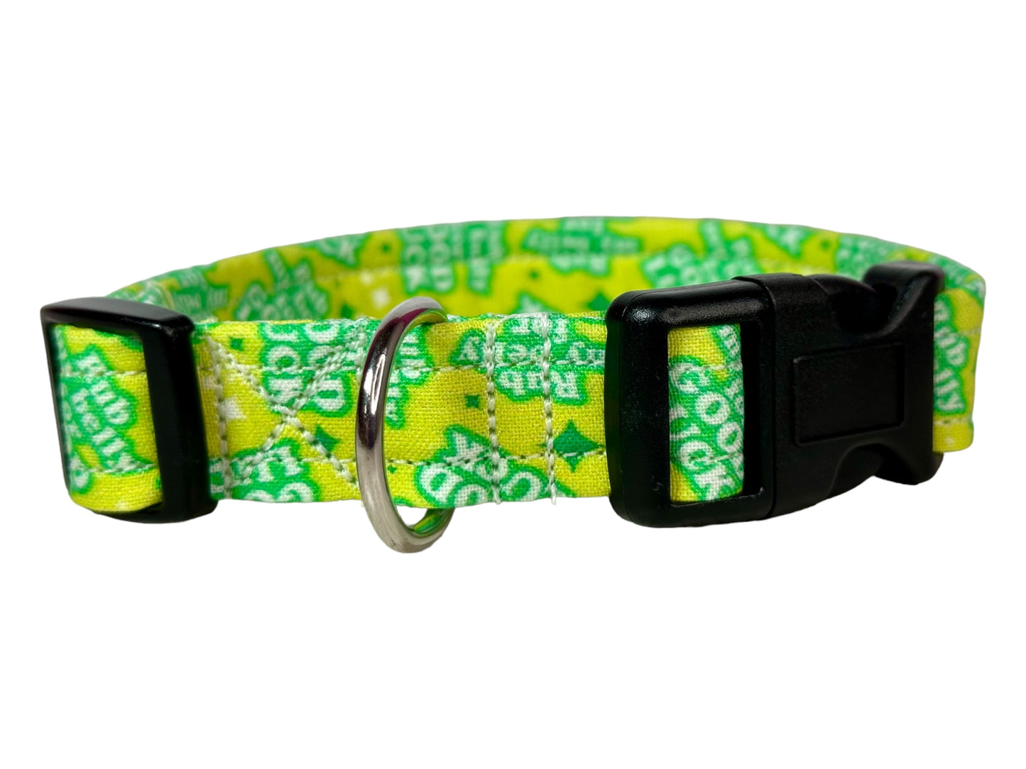 Belly Rub dog collar, handmade side release adjustable collar