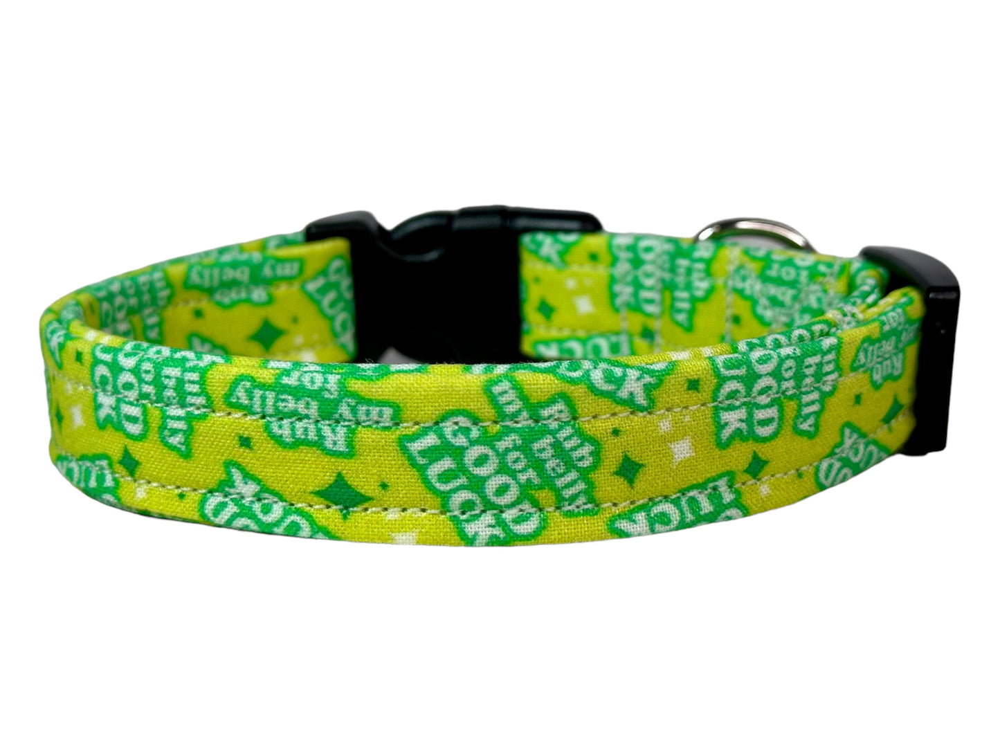 Belly Rub dog collar, handmade side release adjustable collar