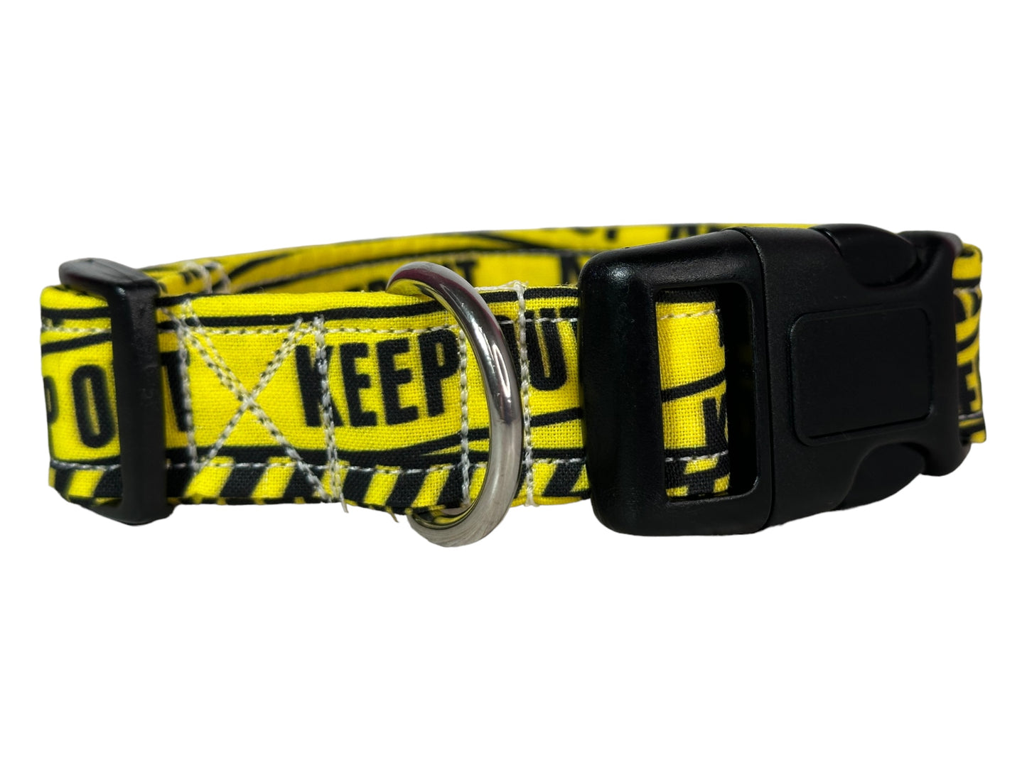 Keep Out Dog collar, Funny handmade side release dog collar