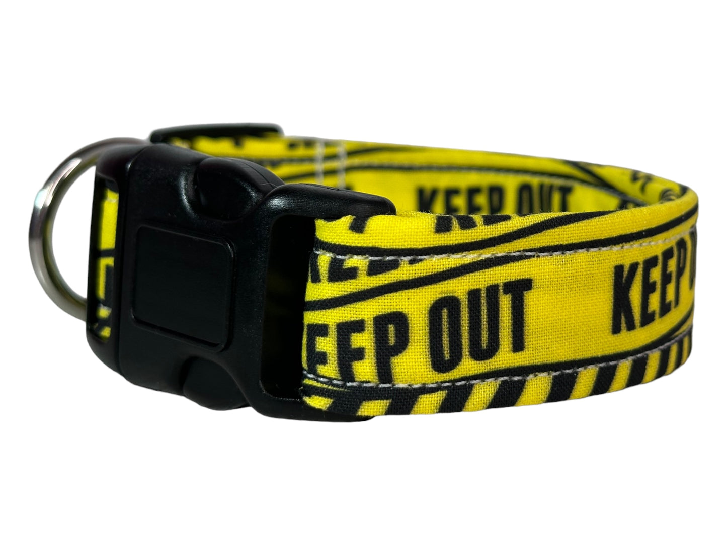 Keep Out Dog collar, Funny handmade side release dog collar