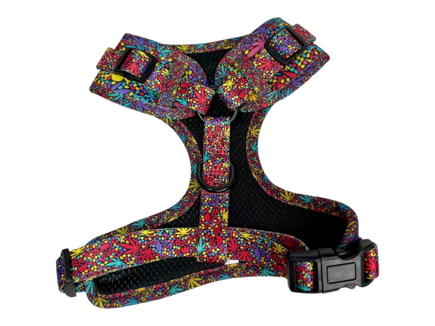 Soft Neoprene dog harness: Harness only and Harness and Leash set option - 9 print options available