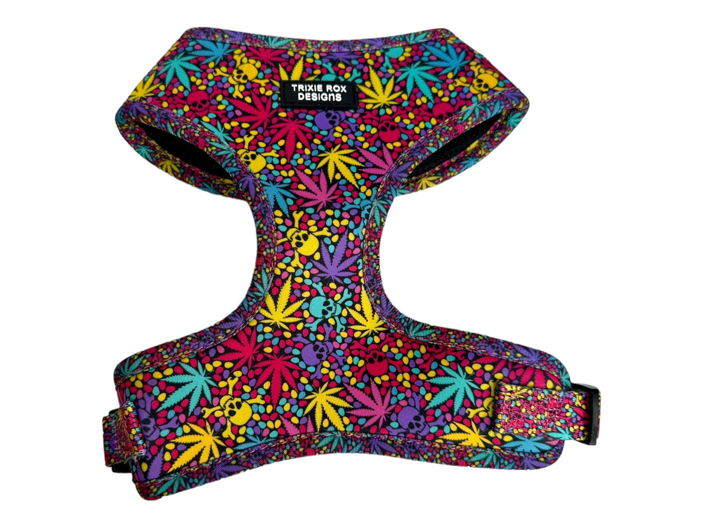 Soft Neoprene dog harness: Harness only and Harness and Leash set option - 9 print options available