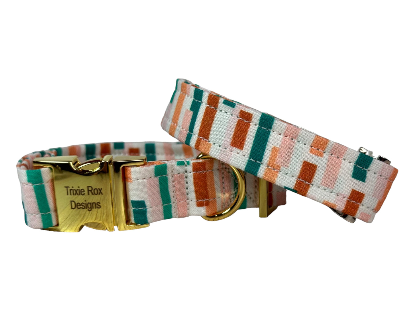 Personalized Engraved Dog collar - Metal Side release dog collar