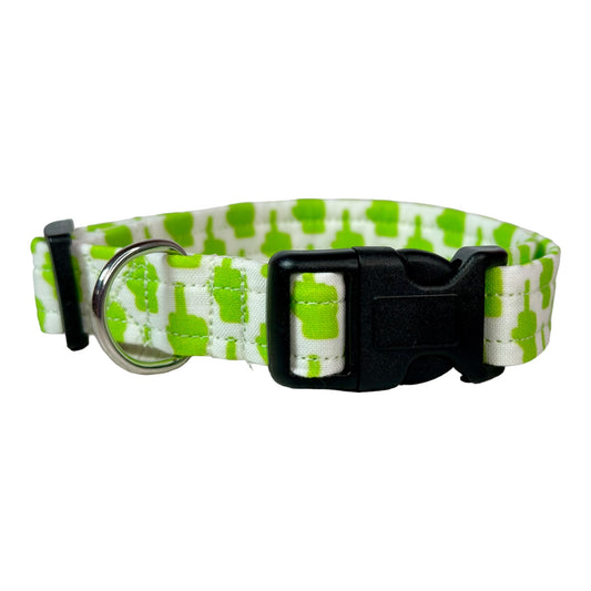 Middle Finger dog collar, handmade side release adjustable dog collar