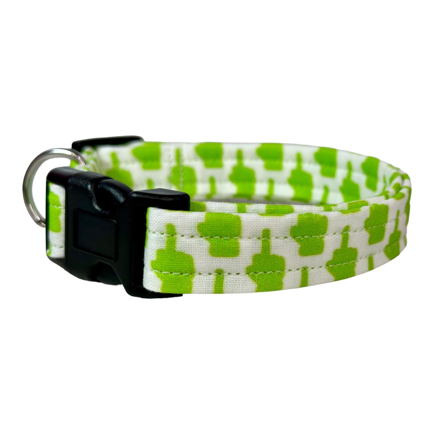 Middle Finger dog collar, handmade side release adjustable dog collar
