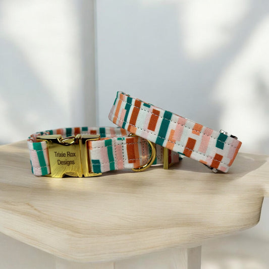 Personalized Engraved Dog collar - Metal Side release dog collar