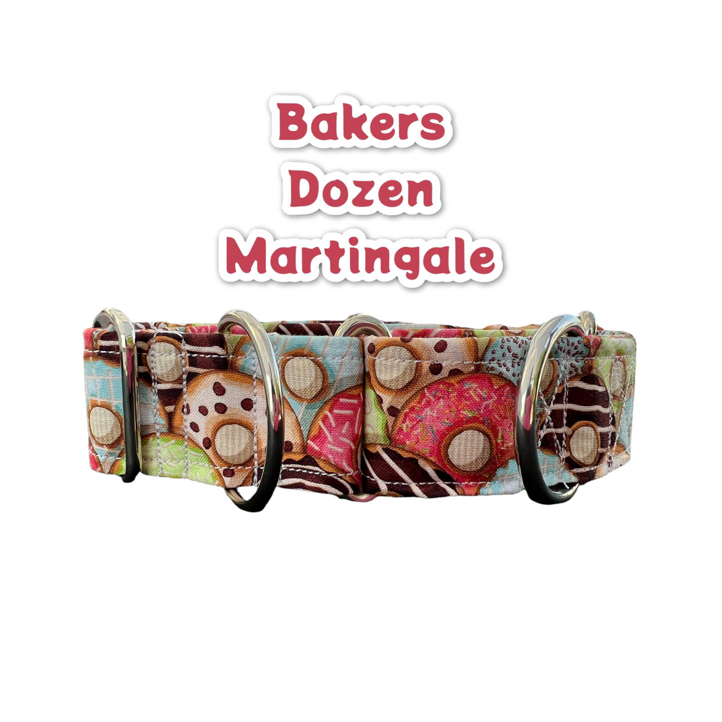 Donut martingale dog collar