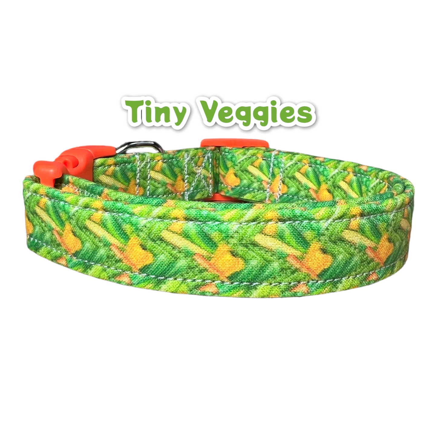Vegetable dog collar, vegetable cat collar, food dog collar, funny dog collar, quick release dog collar, side release dog collar, adjustable dog collar, washable dog collar