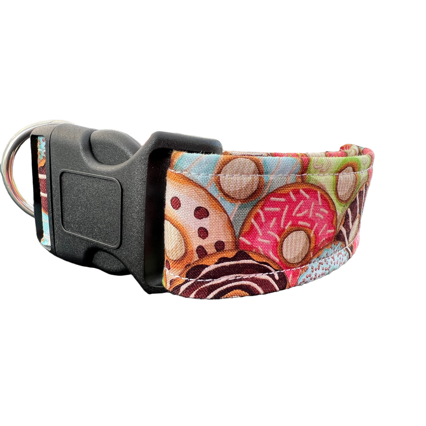 Donut  dog collar, food dog collar, side release adjustable dog collar, funny dog collar