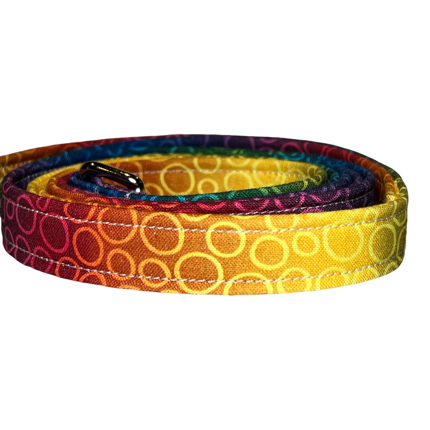 Rainbow dog harness and leash set, pet harness and matching leash, dog harness and matching leash, standard roman harness, step in harness, pet harness