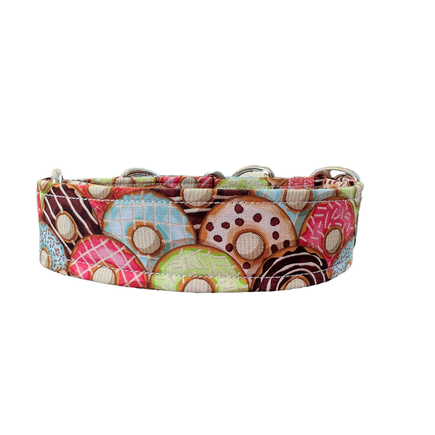 Donut martingale dog collar
