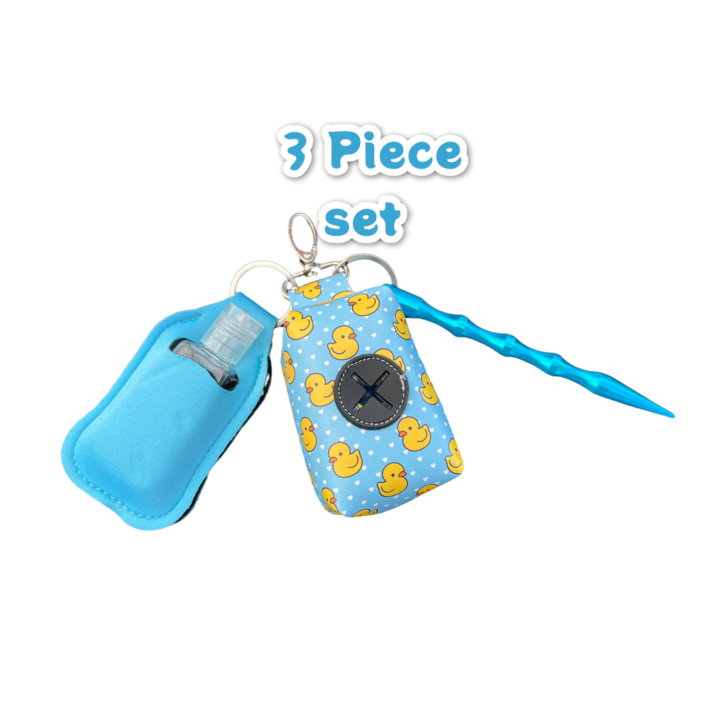 Rubber Ducky Dog poop bag holder, dog waste bag holder, faux leather poop bag dispenser, dog waste bag dispenser, vegan leather poop bag