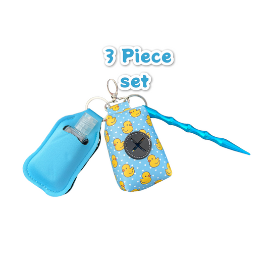 Rubber Ducky Dog poop bag holder, dog waste bag holder, faux leather poop bag dispenser, dog waste bag dispenser, vegan leather poop bag