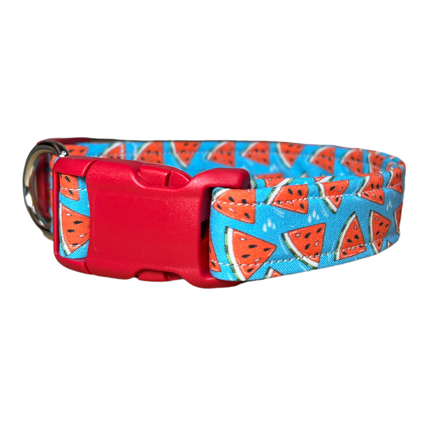 Watermelon dog collar, watermelon cat collar, food dog collar, funny dog collar, quick release dog collar, side release dog collar, adjustable dog collar, washable dog collar