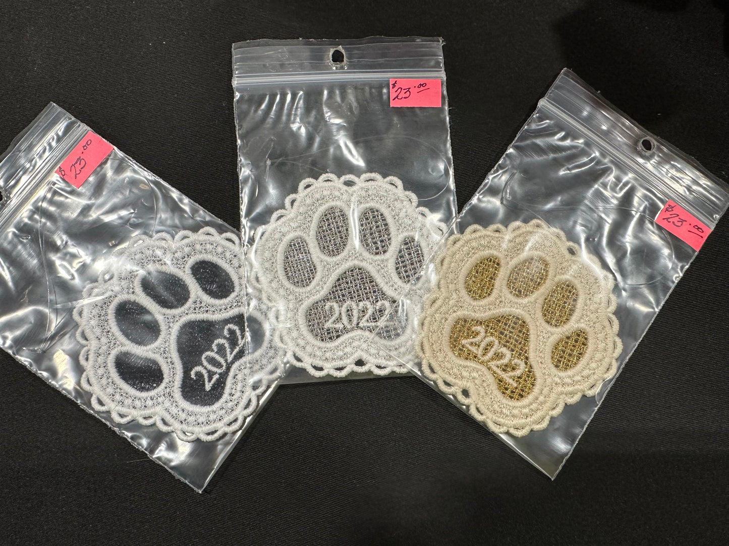 Embroidered Christmas Tree Ornament