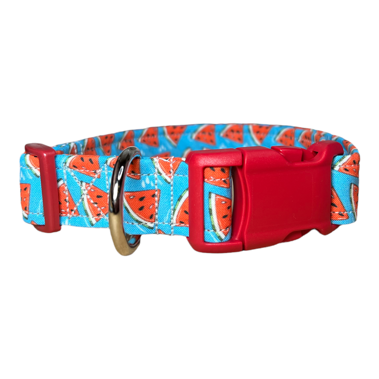 Watermelon dog collar, watermelon cat collar, food dog collar, funny dog collar, quick release dog collar, side release dog collar, adjustable dog collar, washable dog collar