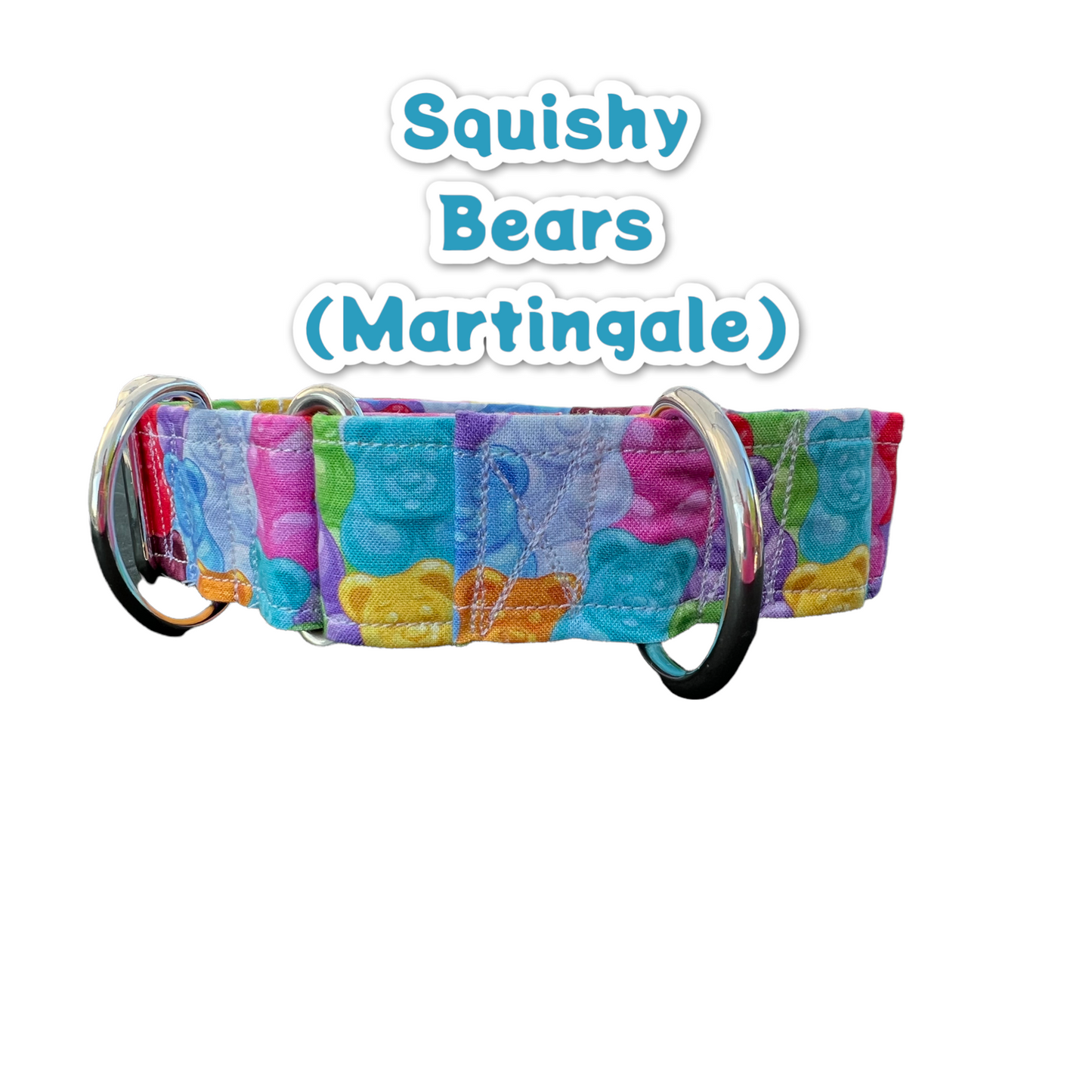 Gummy bear martingale dog collar