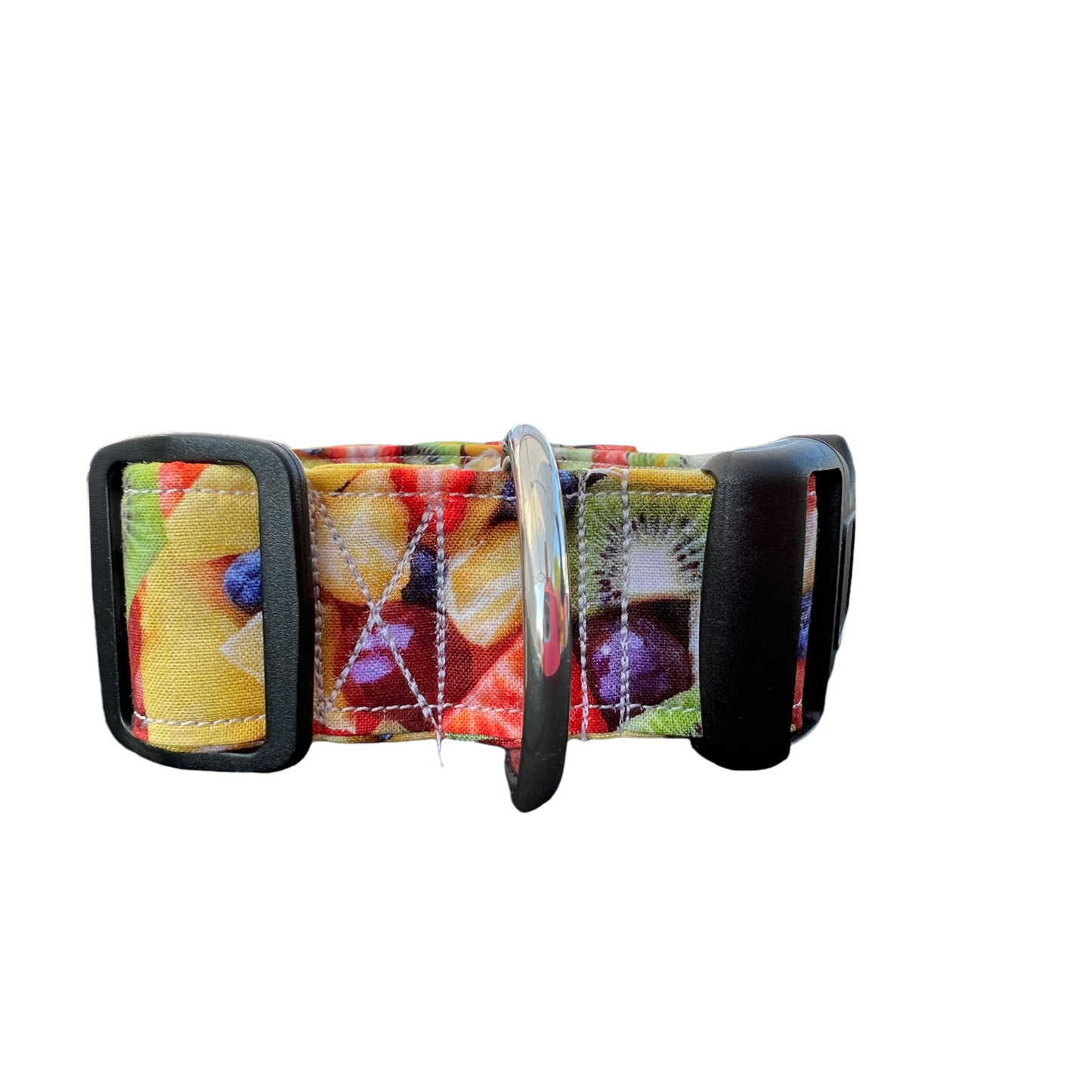 Fruit dog collar - adjustable side release - funny food dog collar