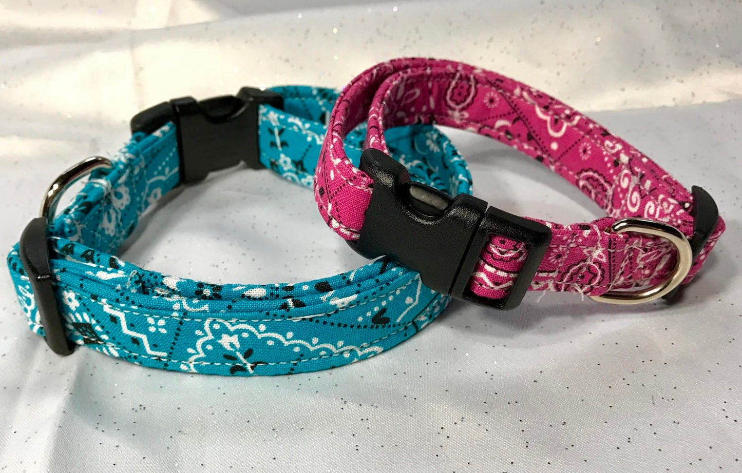 Bandana Dog Collar, girl dog collar, boy dog collar, dog collar, adjustable collar, buckle dog collar, nylon collar, bandana, handkerchief