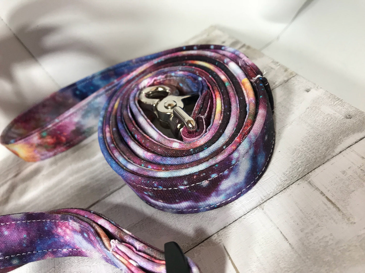 Dog harness, Harness and leash, step in harness, standard harness, dog harness set, galaxy dog harness, adjustable,  bright galaxy print