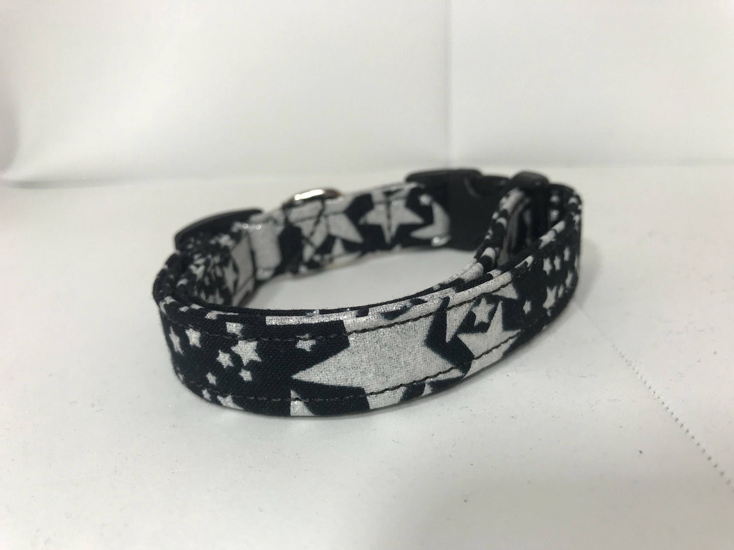 Dog Collar, dog collar girl, dog collar boy, martingale collar, adjustable collar, buckle dog collar, sparkle stars, sparkles, stars,