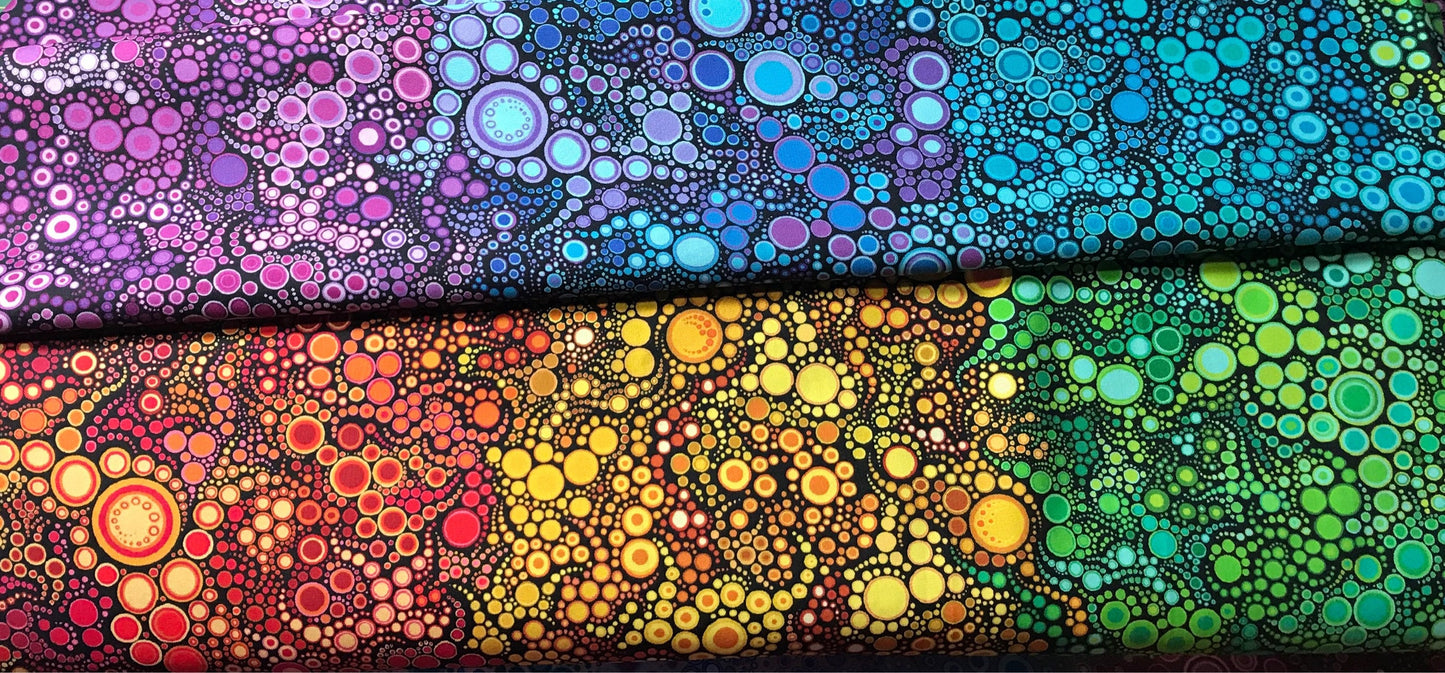 Bubble Dog Collar, girl dog collar, boy dog collar, dog collar, adjustable collar, buckle dog collar, effervescence, bubbles, rainbow