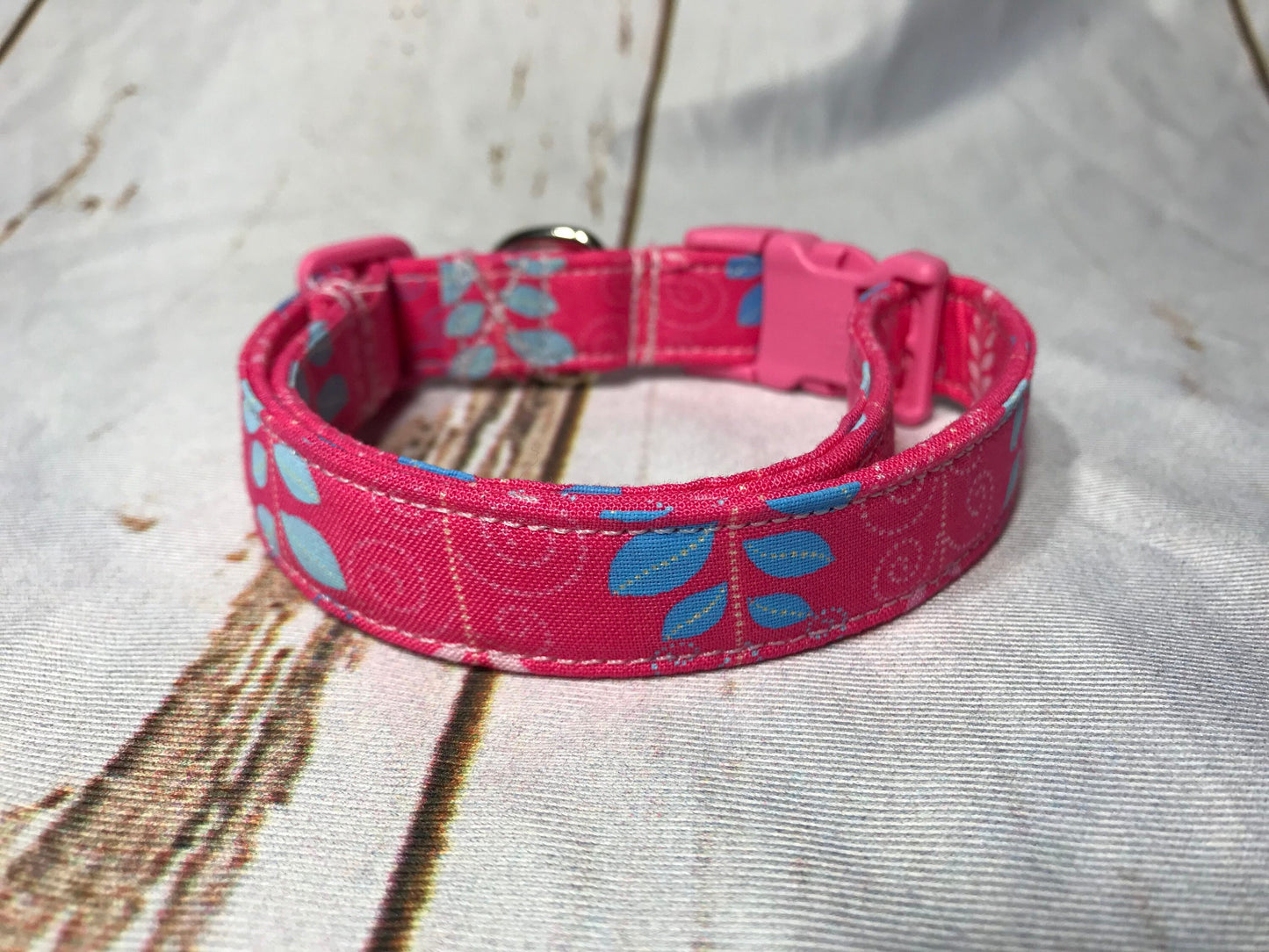 Dog Collar, girl dog collar, pink dog collar, martingale, adjustable collar, buckle dog collar, pink dog collar, floral, pink, fillagree
