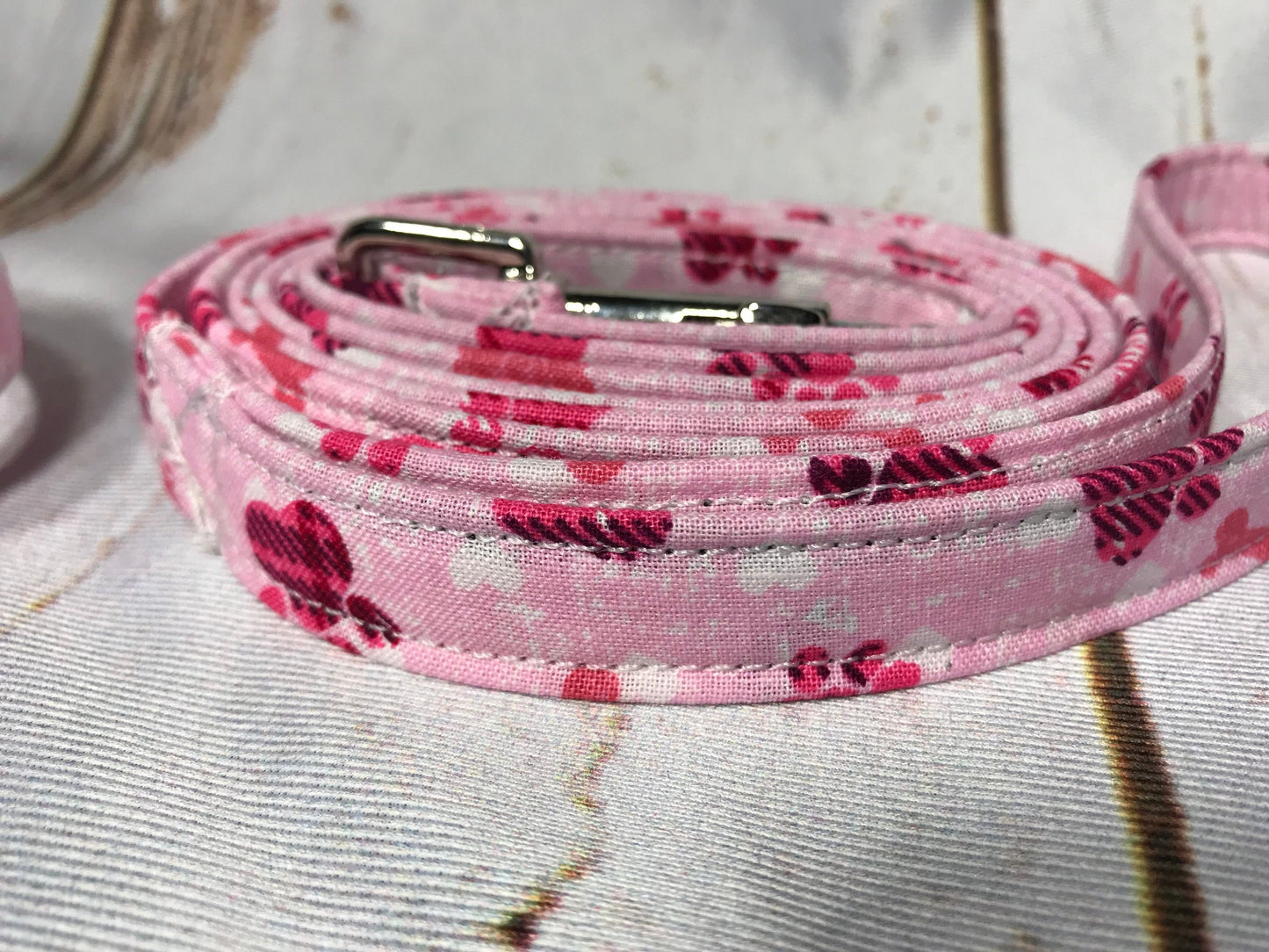 Dog harness, Harness and leash, step in harness, standard harness, dog halter, dog harness set, dog harness girl, pink, plaid, paws, hearts