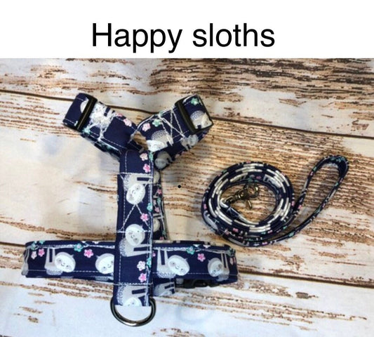 Dog harness, Harness and leash, step in harness, standard harness, dog harness set, sloth dog harness, sloth, sloths, cute sloth, baby sloth