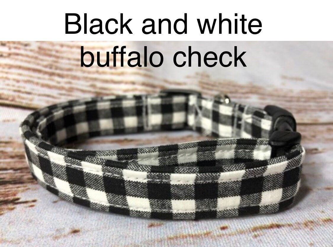 Dog Collar, dog collar girl, dog collar boy, martingale collar, adjustable collar, plaid dog collar, buffalo check, buffalo plaid