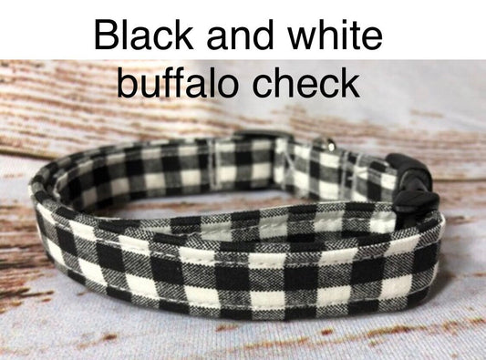 Dog Collar, dog collar girl, dog collar boy, martingale collar, adjustable collar, plaid dog collar, buffalo check, buffalo plaid