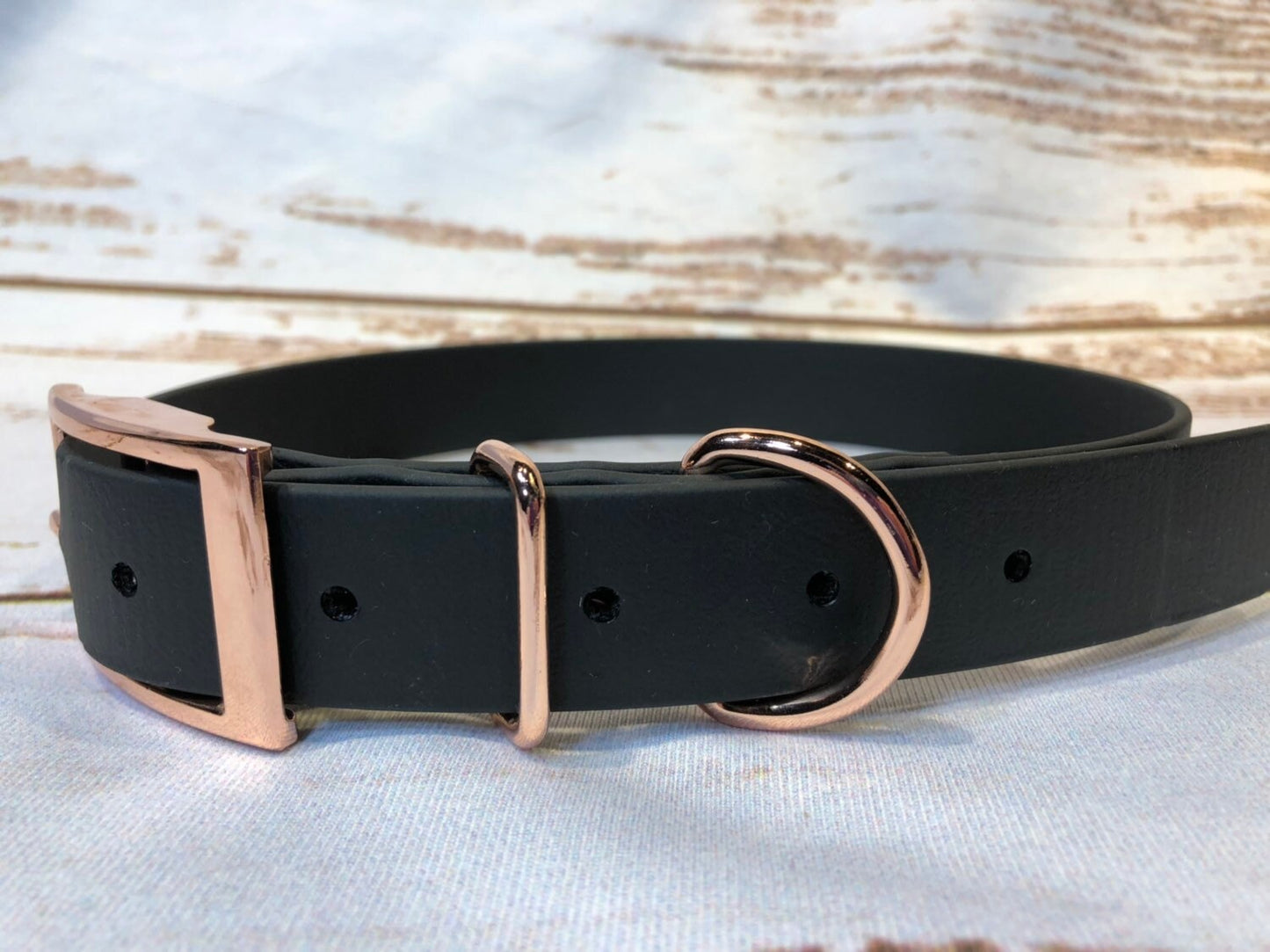 Biothane dog collar, Black dog collar, dog collar, buckle dog collar, waterproof collar, vegan leather dog collar, biothane, vegan leather