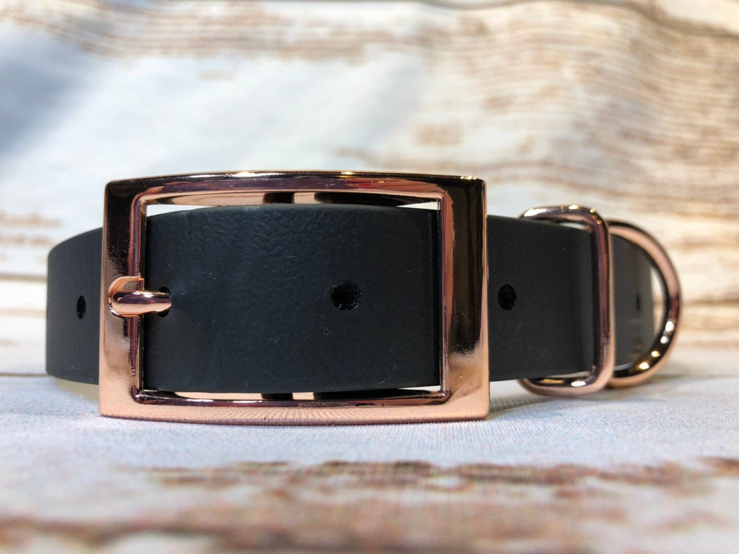 Biothane dog collar, Black dog collar, dog collar, buckle dog collar, waterproof collar, vegan leather dog collar, biothane, vegan leather