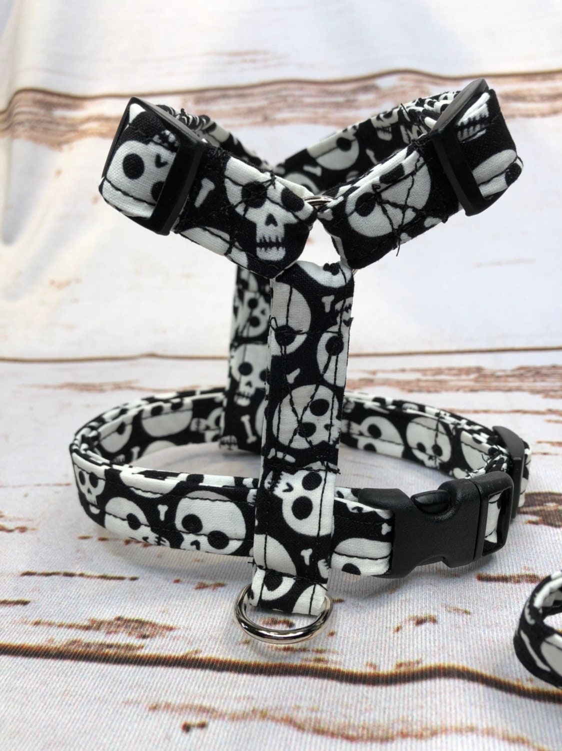 Dog harness, Harness and leash set, step in harness, standard harness, dog leash, dog harness set, skull dog harness, glow in the dark