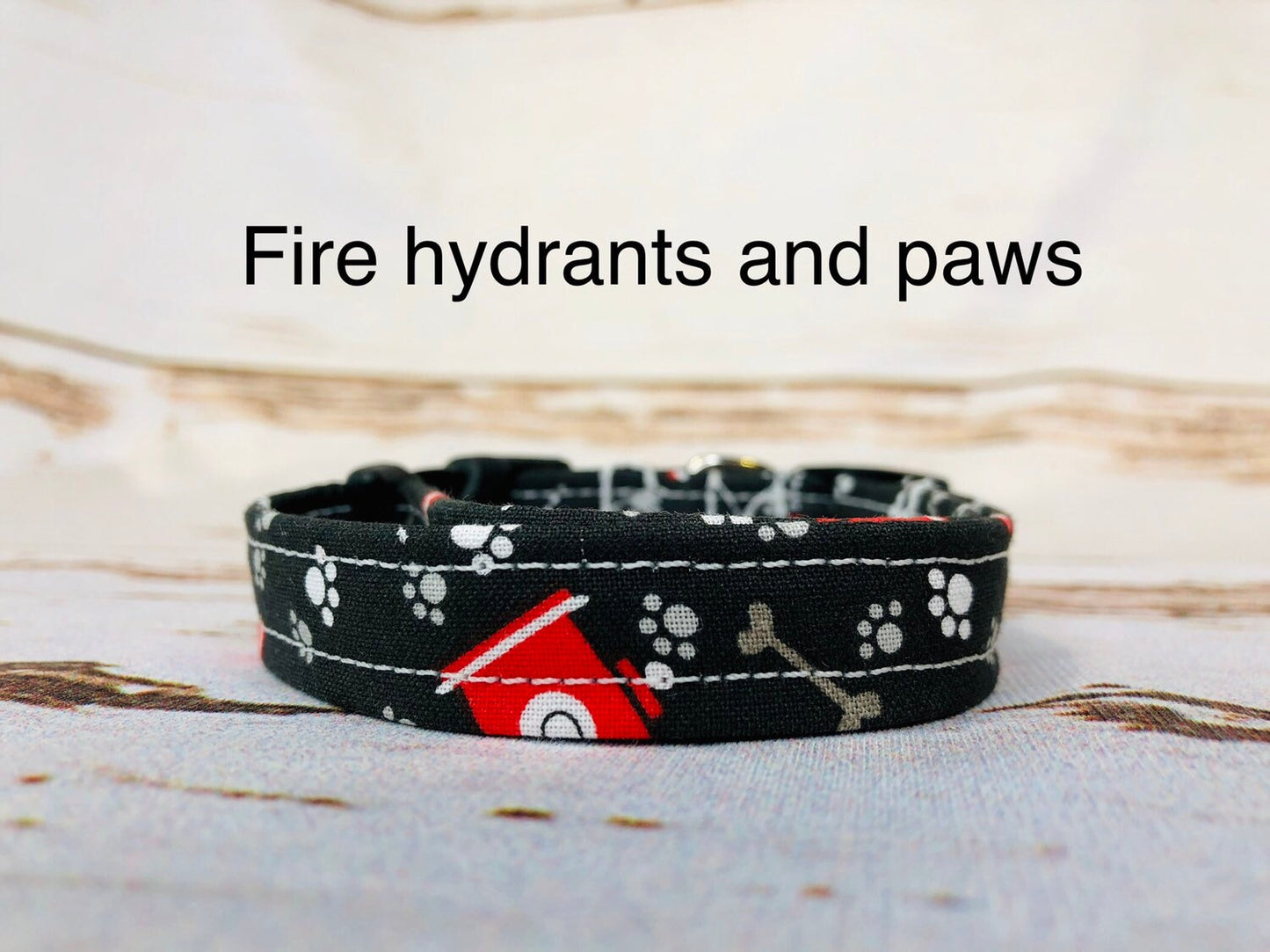 Dog Collar, boy dog collar, martingale collar, adjustable collar, buckle dog collar, martingale, nylon, combination collar, fire hydrants