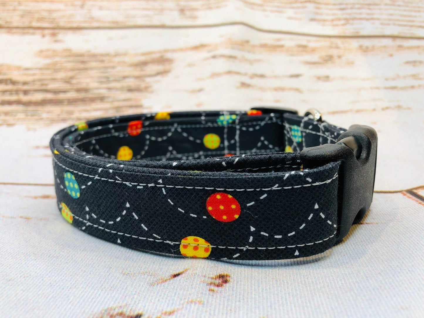 Dog Collar, boy dog collar, adjustable collar, martingale collar, buckle dog collar, side release buckle, combination collar, bouncing balls