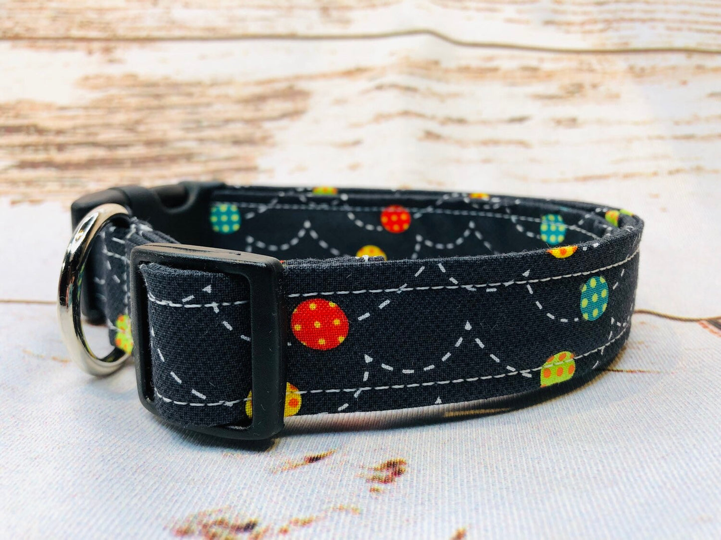 Dog Collar, boy dog collar, adjustable collar, martingale collar, buckle dog collar, side release buckle, combination collar, bouncing balls