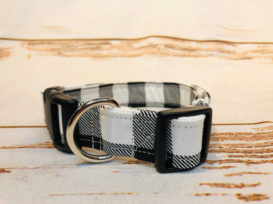 Dog Collar, dog collar girl, dog collar boy, martingale collar, adjustable collar, buckle dog collar, buffalo check, buffalo plaid