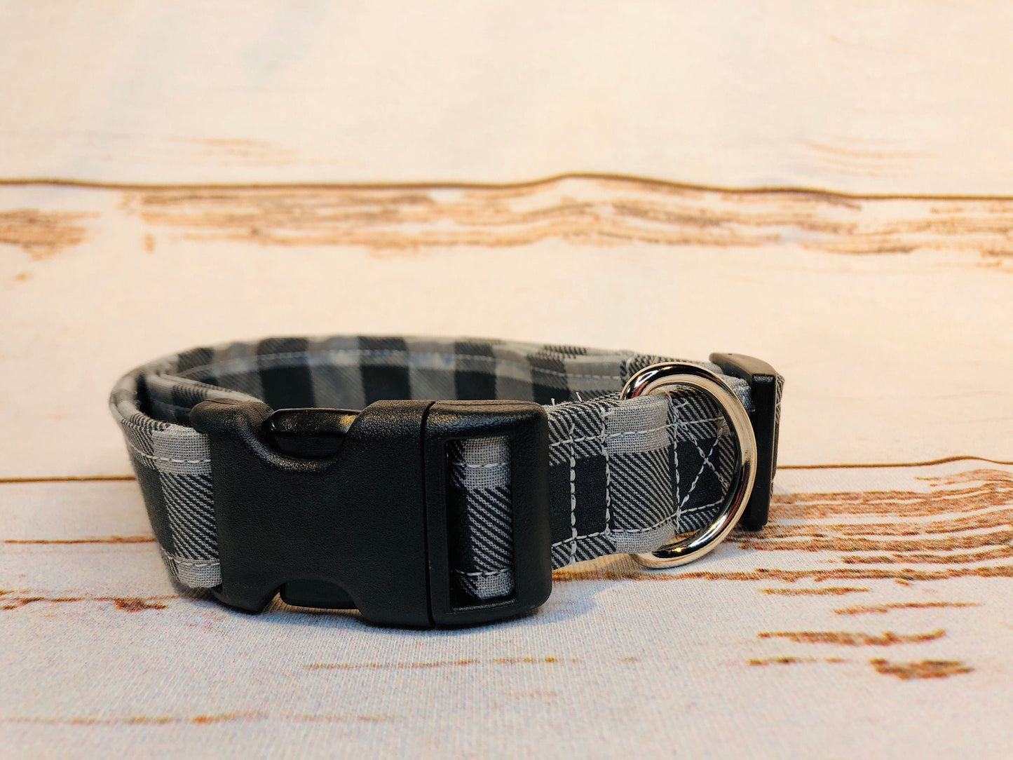 Dog Collar, dog collar girl, dog collar boy, martingale collar, adjustable collar, buckle dog collar, buffalo check, buffalo plaid