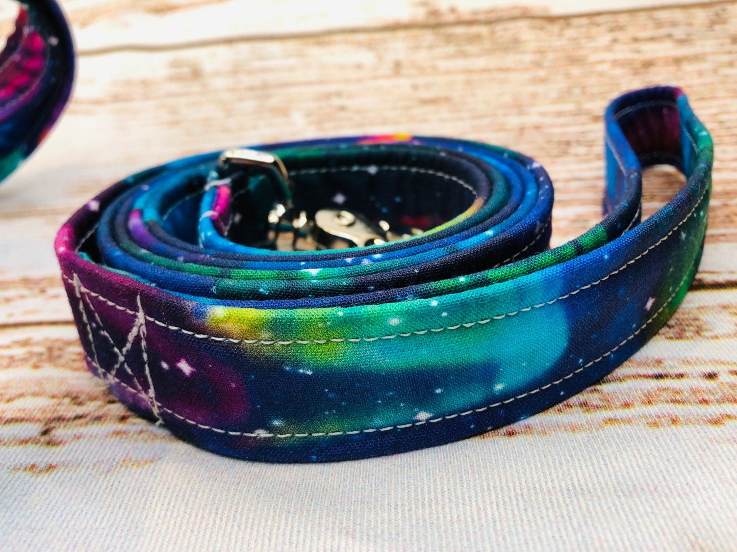 Dog harness, Harness and leash, step in harness, standard harness, dog harness set, galaxy dog harness, adjustable,  northern lights